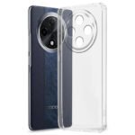 Oppo F27 Pro Plus 5G | Transparent Back Cover | Raised Bumps for Camera & Screen Protection Back Case Cover (Transparent)