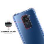 Bumper Case for Redmi Note 9 (Silicone|Transparent) cover