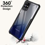 Back Cover Case for Samsung Galaxy M31s (Shockproof | Crystal Clear | Hybrid TPU & PC -Eagle