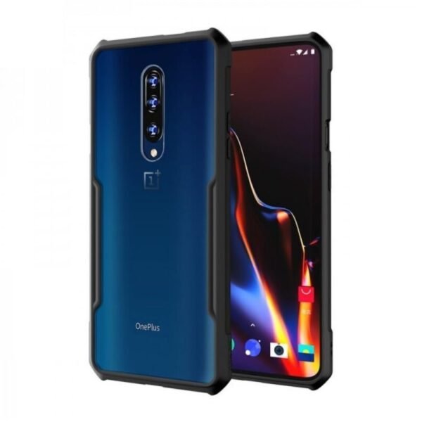 Protection Black Border Back Cover for Oneplus 7 Pro - (Eagle)