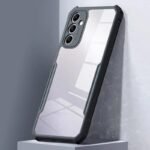 Samsung Galaxy C55 5G Back Cover | Transparent Crystal Clear Hard PC Back Case with TPU Bumper, Drop Protection | Transparent Back