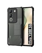 3 in 1 Combo Pack for Vivo Y200 5G – (Eagle) Transparent Back Cover (Back Cover + Camera Lens Protector + Tempered Glass)