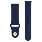 JBJ Soft Silicone 19mm Smartwatch Strap Metal Button Compatible with Noise Colorfit Pro 2/Oxy/Pulse/Beat, Boat Storm Smart