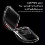 Oppo A3 Pro Back Cover | Protective Soft Transparent Shockproof Hybrid Protection Back Case Cover | (Transparent)