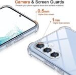3 in 1 Combo Pack for Samsung Galaxy A24 4G – Transparent Cover (Back Cover + Camera Lens Protector + Tempered Glass)