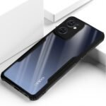 Back Cover Case for Oppo Reno7 5G | Reno 7 5G (Shockproof with Polycarbonate Clear Panel | Professional Black) Eagle