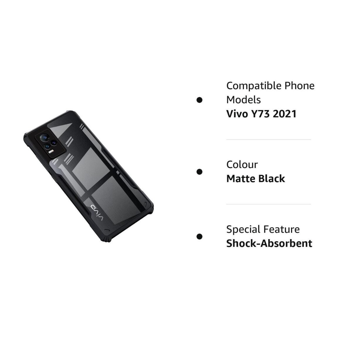 Back Case Cover for Vivo Y73 2021 |  | 360 Degree Back Cover Case - Eagle