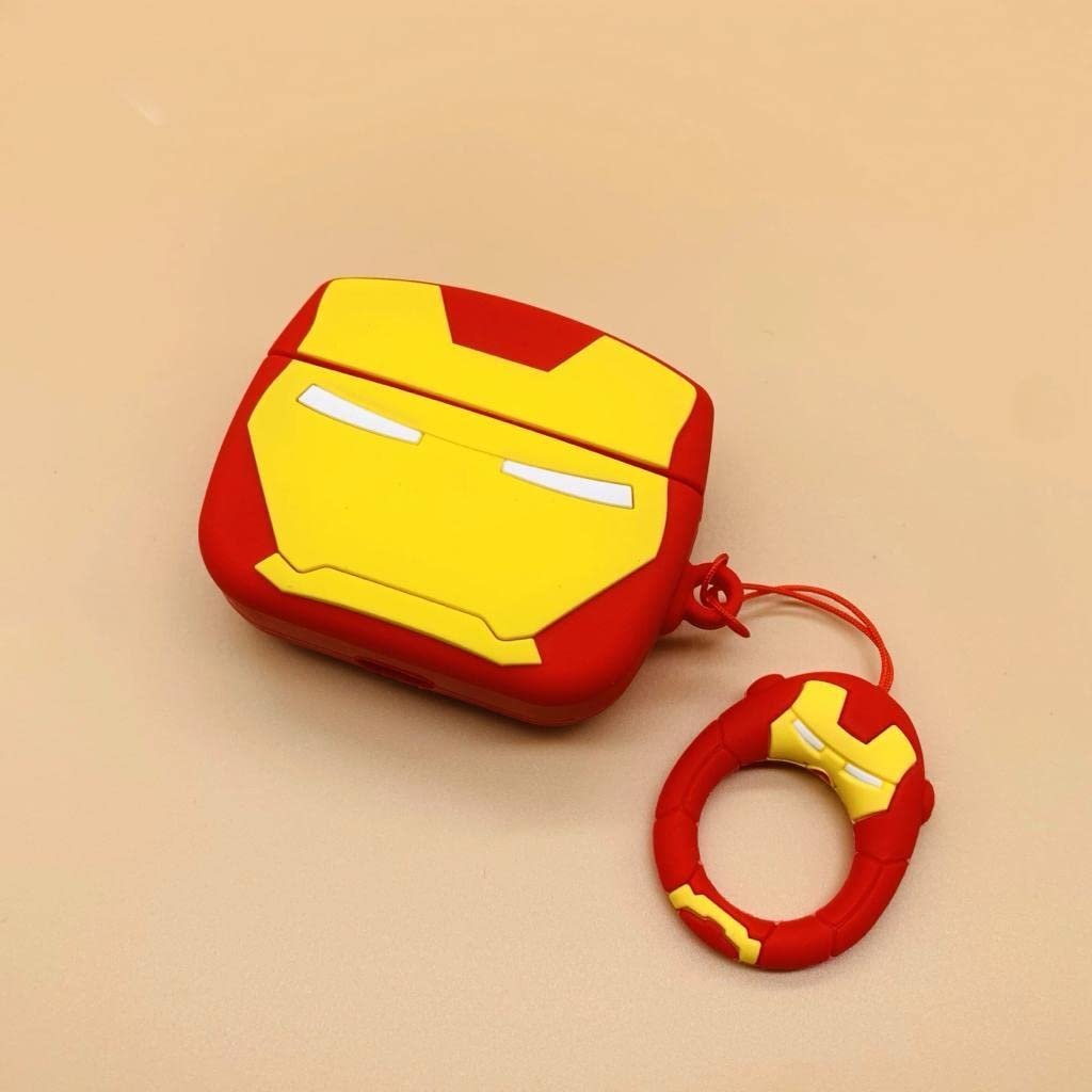 Airpods 3 Rd Generation (2021) Compatible Soft Silicone Cartoon Character Case Cover With Keychain,360° Protective