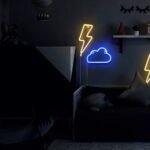 OMI Cloud & amp Lightning Bolt Neon Lights, Decorative and Creative LED Neon Wall Signs for Bedroom Kids Room Beer Bar Birthday Party Children's Gift and Festivals