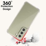Back Cover Case for Samsung Galaxy S21 FE 5G|360 Degree Protection (Transparent)