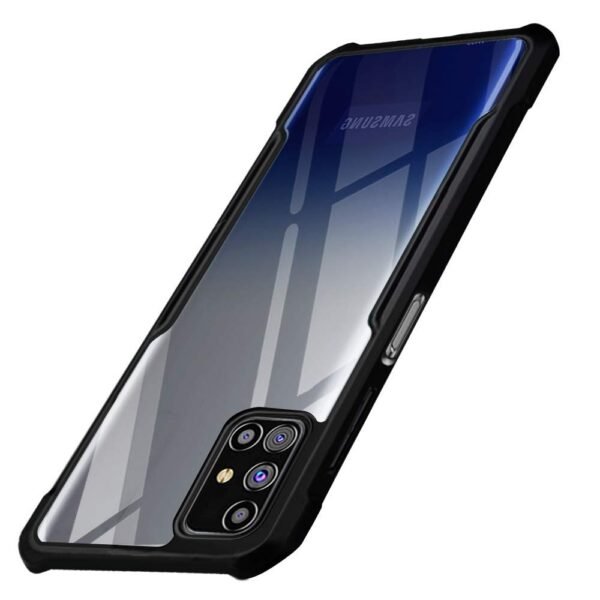 Back Cover Case for Samsung Galaxy M31s (Shockproof | Crystal Clear | Hybrid TPU & PC -Eagle