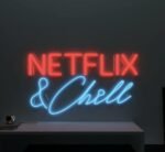 OMI  Netflix & Chill Neon Led Light For Room Wall Neon Light Neon Light For Room Wall (10 X 18 Inches)