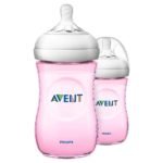 Philips Avent Natural 2. 0 Pink Feeding Bottle 260ml SCF034/10