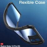 Shockproof Crystal Clear Back Cover Case for Mi Redmi Note 12 Pro 5G | 360 Degree Protection | Protective Design
