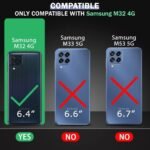 Back Cover Case For Samsung Galaxy M32 4G / M32 Prime| Shock Proof (Transparent)
