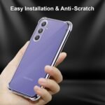 Mobile Cover Soft & Flexible Shockproof Back Case with Cushioned Edges Transparent for Samsung Galaxy A54 5G - Clear