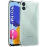 Back Cover Case for Samsung Galaxy M04 / F04 / A04e | 360 Degree Protection (Transparent)
