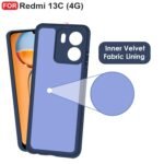 Redmi 13C (4G) Back Cover | Camera Bump Protection (Blue)