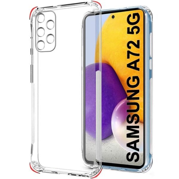 Back Cover for Samsung Galaxy A72 (TPUSilicone/Transparent)