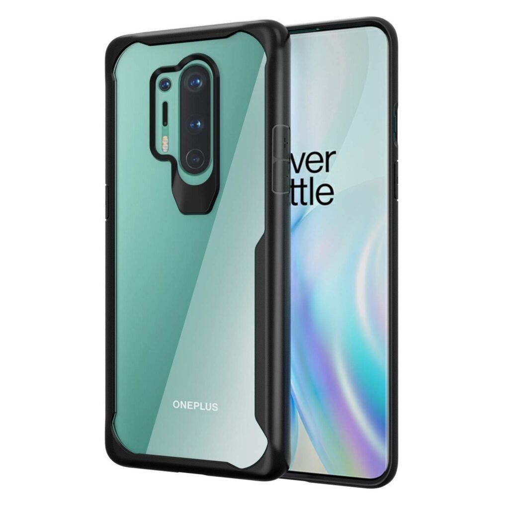 OnePlus 8 Pro (TPU+Plastic_Black) Bumper Case - Eagle