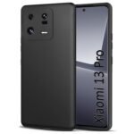 Back Cover Case for Mi Xia 13 PRO 5G | Slim Fit Protective Design | Ultra Matte Finish (Black)
