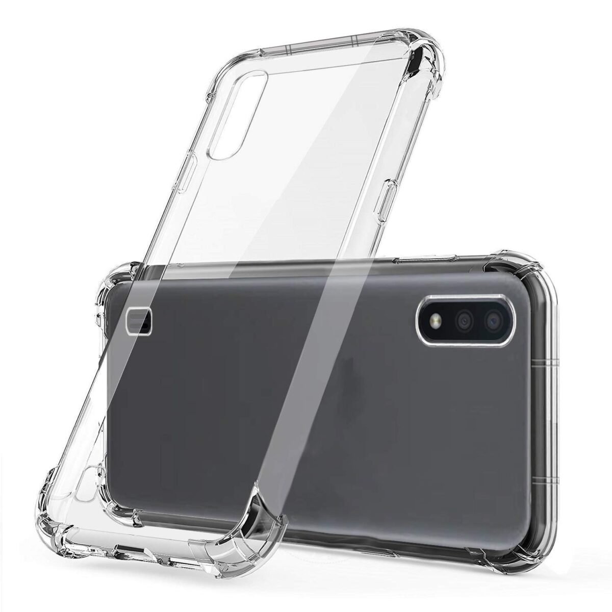 Silicone Back Cover for Samsung Galaxy M01 - (Transparent)