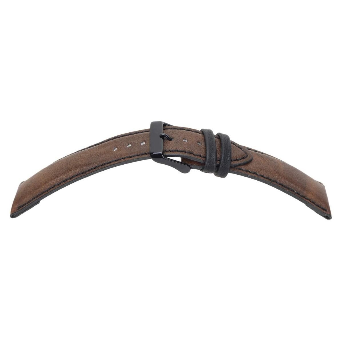 JBJ Leather Watch Strap Size 20mm (9450220) Brown