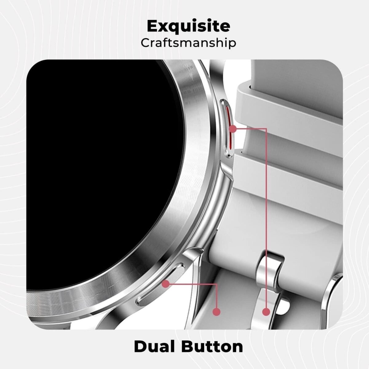 Fire-Boltt Mystic 1.3" Display Smartwatch, Bluetooth Calling, 360*pixels high resolution, 680 NITS Peak Brightness,