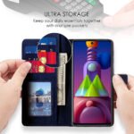 Flip Cover for Mi Redmi Note 10 Pro/Pro Max |Inside Pockets & Inbuilt Stand | Wallet Style Back Case | Magnet Closure