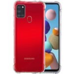 Transparent Bumper Case Cover for Samsung Galaxy A21s - Samsung A21s Back Cover