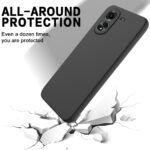 Redmi 13C 4G Back Cover | Liquid Silicone (Black)
