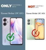 Redmi 13C 5G / Poco M6 5G | Raised Bumps for Camera & Screen Protection (Transparent)