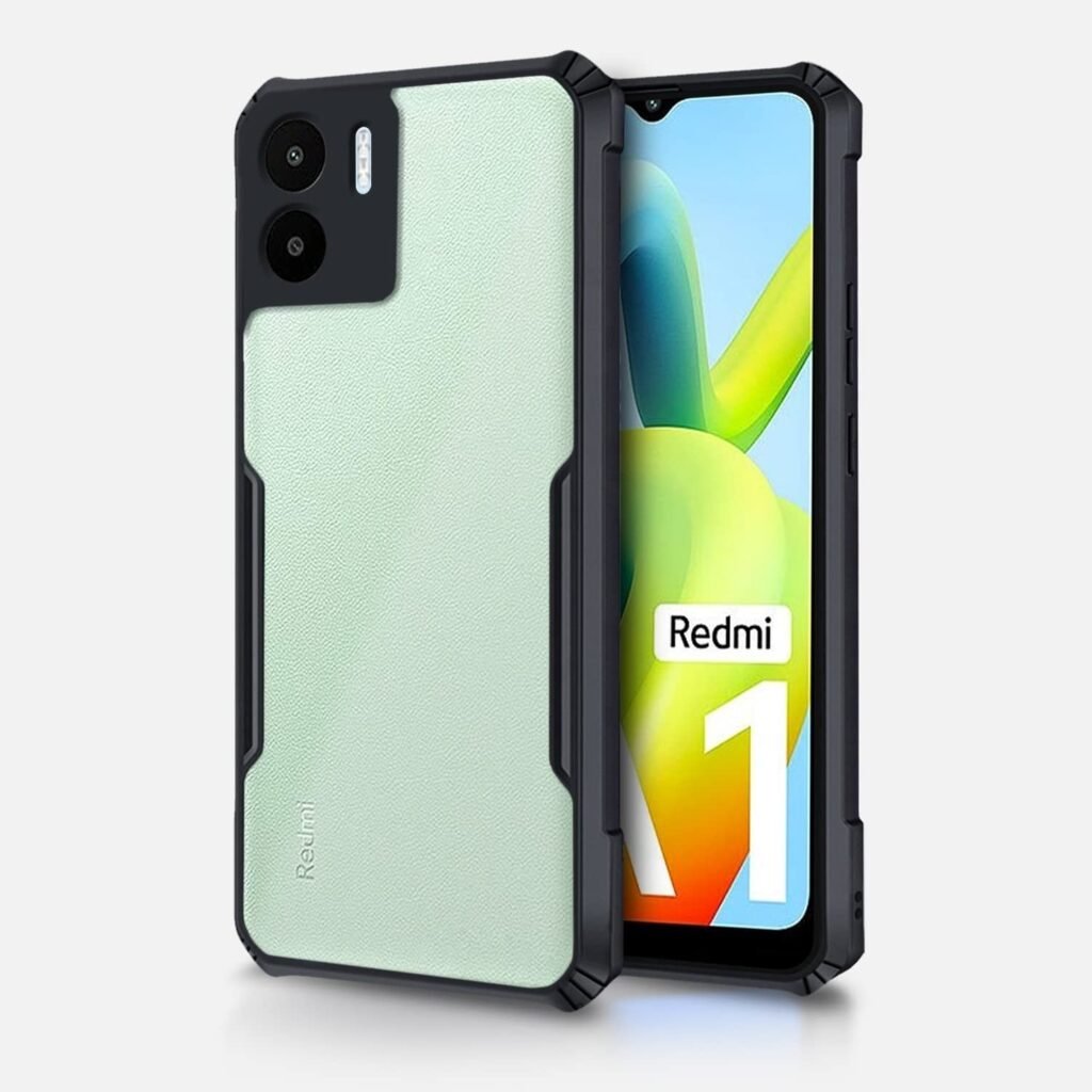Redmi A1 | Redmi A2 Back Cover | Crystal Clear Transparent Back | Ultra Hyrbid (Eagle)