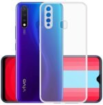 Back Case Cover for Vivo U20 | Anti Slip - Anti Grip Design (Transparent)