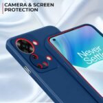 Silicone Back Cover for OnePlus Nord 2T 5G Back Cover Camera Protection Soft Protective Back Cover Designed for OnePlus
