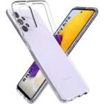 Mobile Cover for Samsung Galaxy A72 | Shockproof Back Case with inbuilt Cushioned Edges | (Transparent)