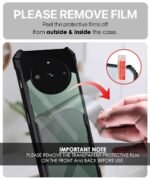 Back Cover Case Realme 11 Pro 5G | 360 Degree Protection | Transparent Black (Eagle)