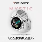 Fire-Boltt Mystic 1.3" Display Smartwatch, Bluetooth Calling, 360*pixels high resolution, 680 NITS Peak Brightness,