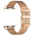 OMI  Stainless Steel Metal Buckle Mesh Watch Band Compatible with Apple Watch Bands 38mm 40mm 41mm, Women Men Replacement