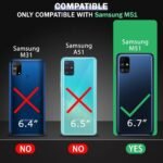 Back Cover Case for Samsung Galaxy M51 | 360 Degree Protection | Shock Proof Design (Transparent)