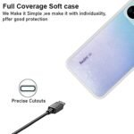 Transparent Back Case Cover for Mi Redmi 13C 5G (Soft & Flexible & Camera Protection Back Case) Transparent