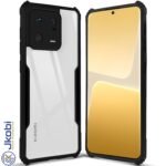 Back Cover Case for Xia Mi 13 Pro (Crystal Glass Back | Professional Black) - Eagle