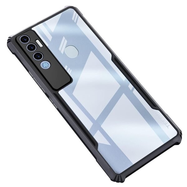 Tecno Spark 7 Pro Case Back Cover Shockproof Bumper Crystal Clear | 360 Degree Protection TPU+PC -Eagle