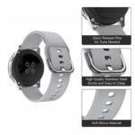 JBJ 19mm Watch Strap with Stainless Steel Buckle Compatible with Noise Colorfit Pro 2, Storm Smart Watch Soft Silicone JBJ 19mm Watch Strap with Stainless Steel Buckle Compatible with Noise Colorfit Pro 2, Storm Smart Watch Soft Silicone