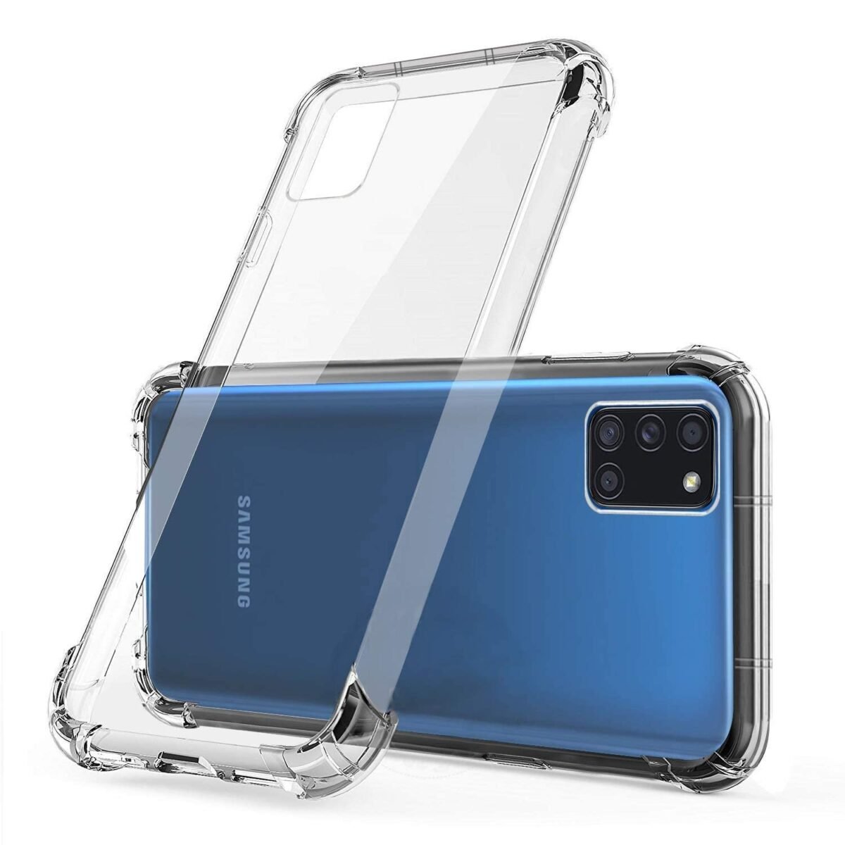 Back Cover for Samsung A31 Case Cover [Protective + Anti Shockproof Case] Back Cover Case - Samsung Galaxy A31 Transparent Cover