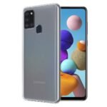 Back Cover for Samsung Galaxy A21s (Silicone | Transparent)