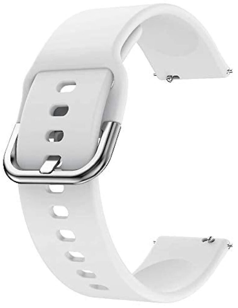 JBJ 19mm Flexible Sot Silicone Replacement Bands/Straps With Metal Hook Compatible with Noise Colorfit Pro 2, Boat