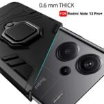 Back Case Cover for Mi Redmi Note 13 Pro Plus 5G | Ring Holder & Kickstand in-Built - D5