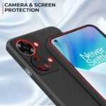 Silicone Back Cover for OnePlus Nord 2T 5G Back Cover Camera Protection Soft Protective Back Cover Designed for OnePlus