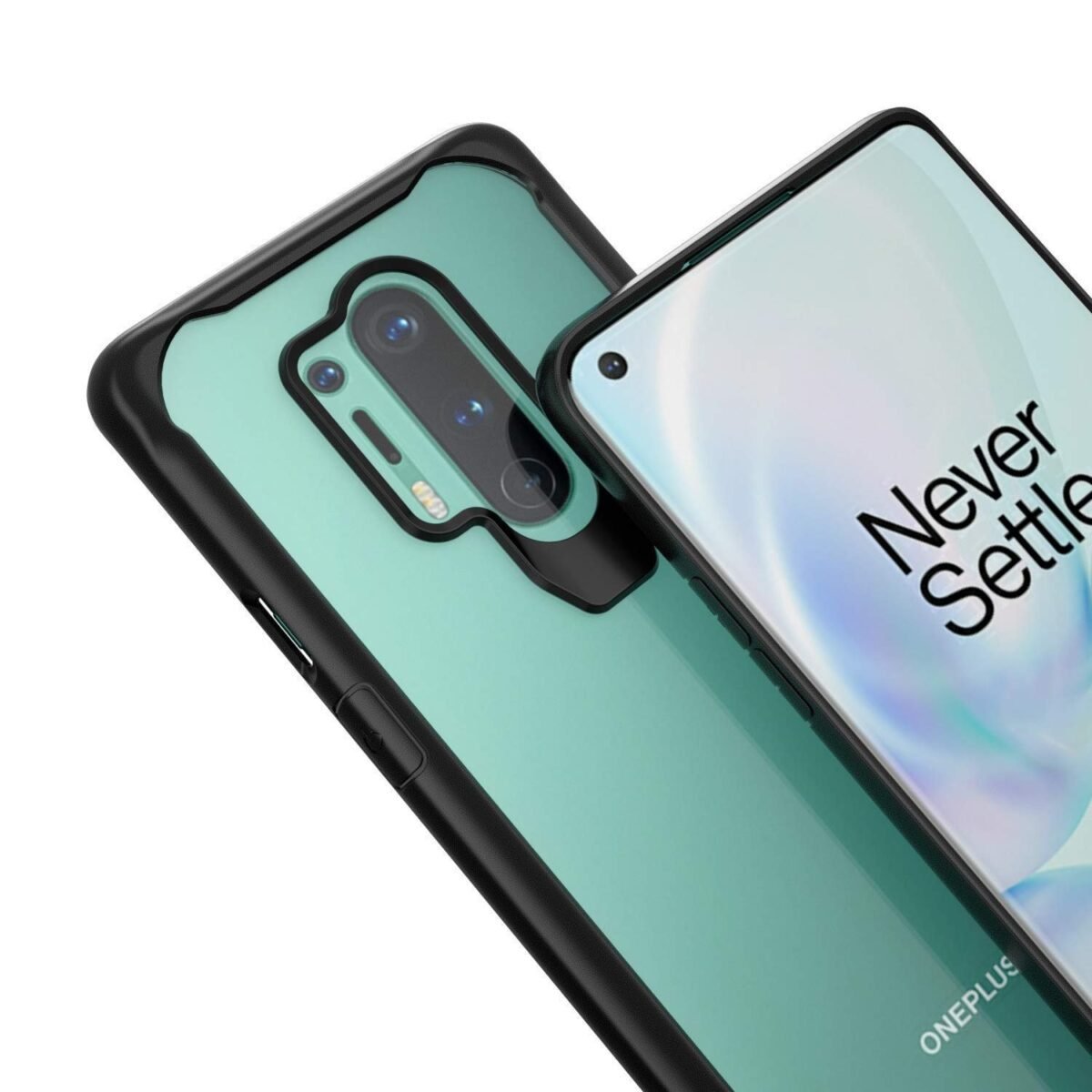 OnePlus 8 Pro (TPU+Plastic_Black) Bumper Case - Eagle